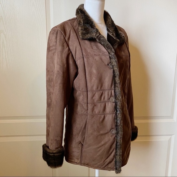 Fitz Wright Faux Suede and Fur Jacket - Picture 3 of 11